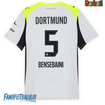 Borussia Dortmund Ramy Bensebaini #5 Tricou Fotbal Replică 2025-26 Barbati Deplasare
